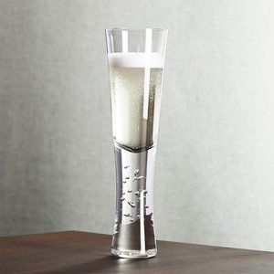 4 Verve Champagne Flutes - Crate and Barrell